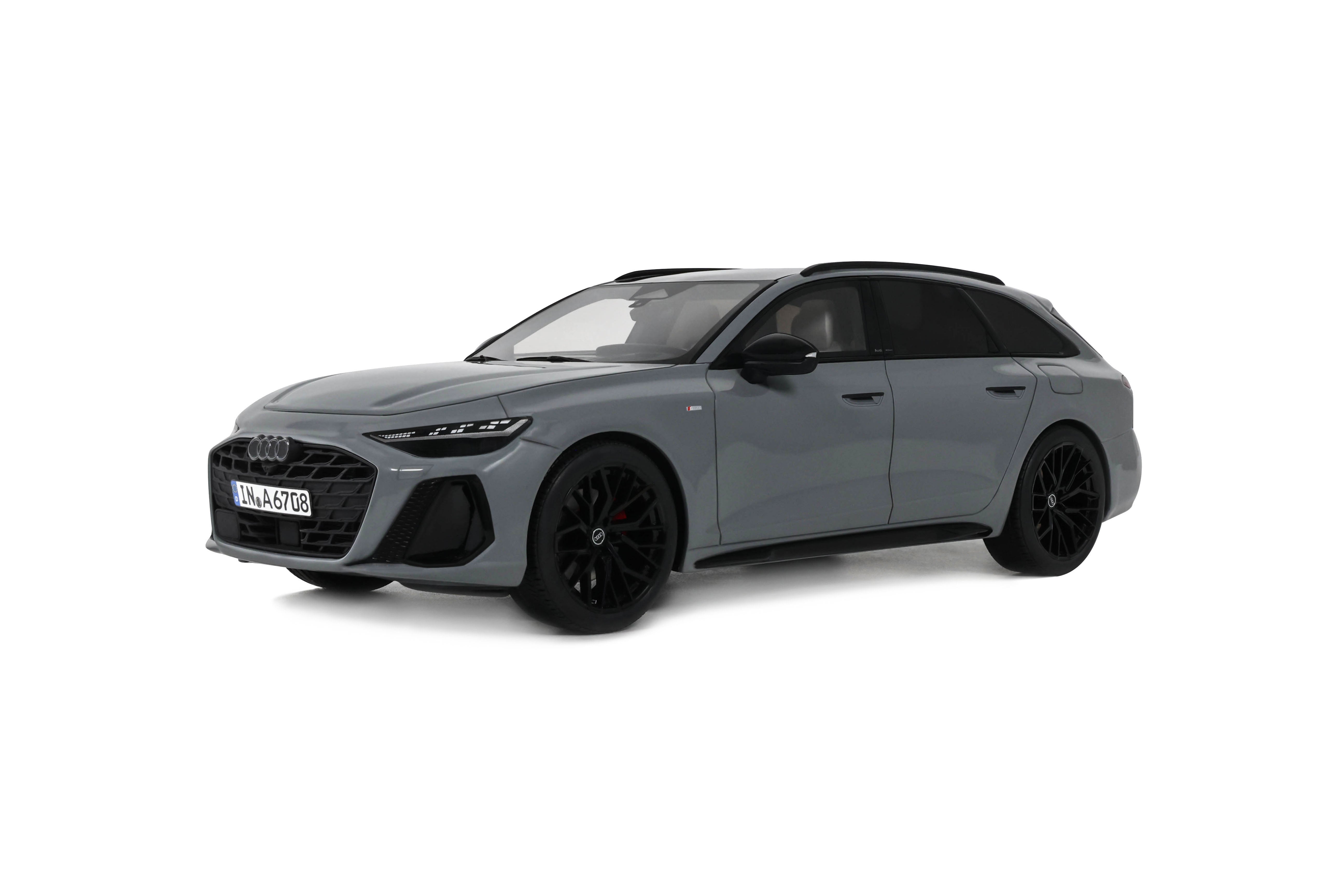 OTTO 1:18 Scale Resin - 2025 AUDI A6 AVANT E-HYBRID QUATTRO EDITION ONE, NARDO GREY - OT1314