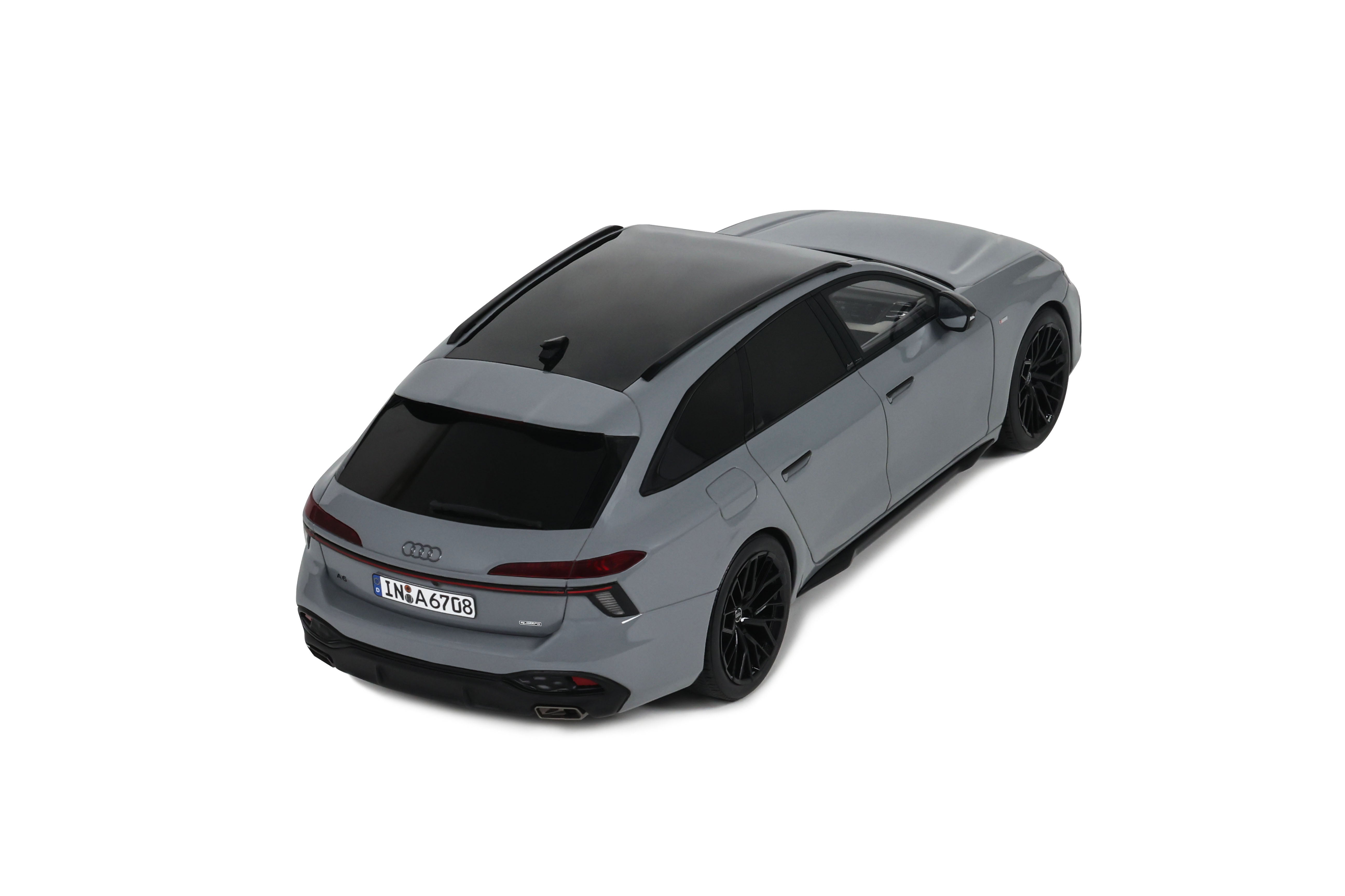 OTTO 1:18 Scale Resin - 2025 AUDI A6 AVANT E-HYBRID QUATTRO EDITION ONE, NARDO GREY - OT1314