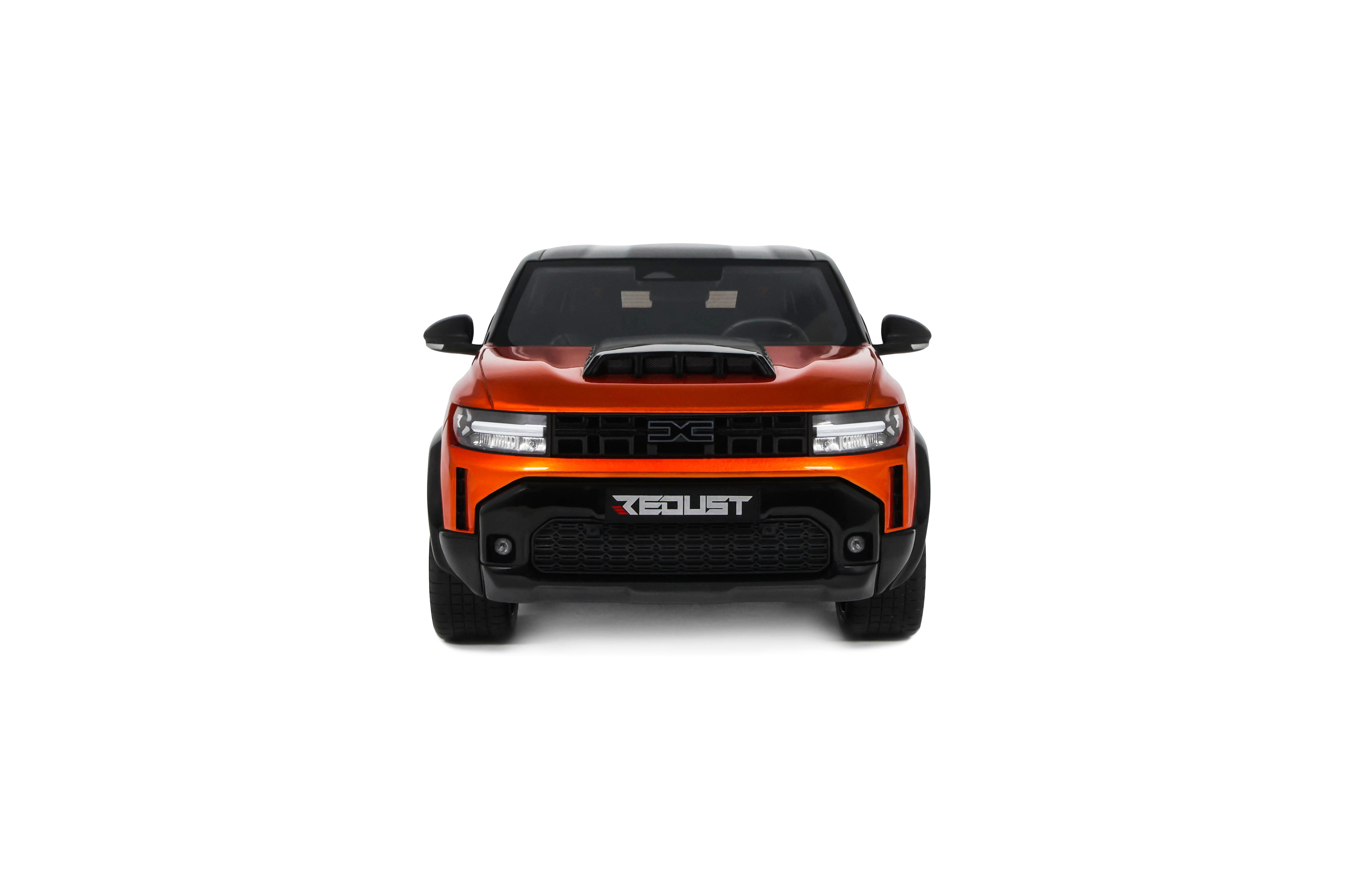 OTTO 1:18 Scale Resin Car - 2025 Dacia Duster Redust Sport 4X2 Hybrid - Metallic Orange - OT1316