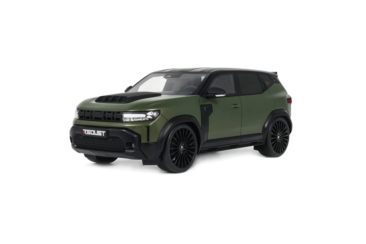 OTTO 1:18 Scale Resin - Reseller Exclusive – 2025 DACIA DUSTER REDUST SPORT 4X2 HYBRID, GREEN - OT1317