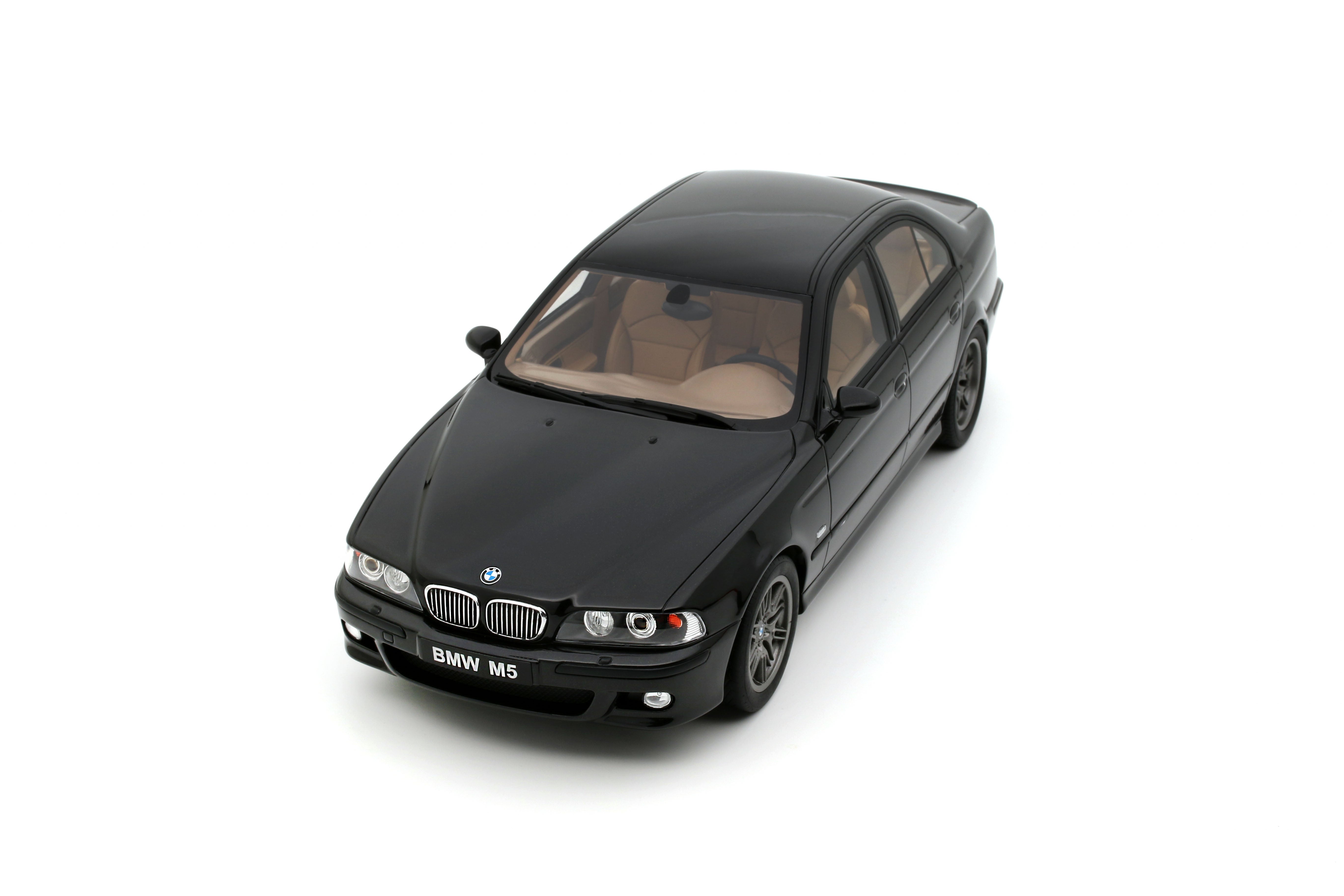 OTTO 1:18 Scale Resin Car - 2000 BMW E39 M5, BLACK SAPHIRE METALLIC 475 - OT1338