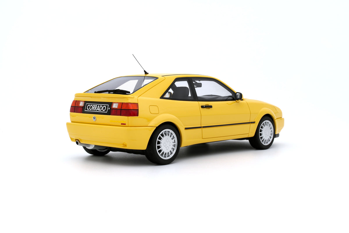 OTTO 1:18 Scale Resin - 1998 Volkswagen Corrado G60 - Yellow Nugget - RESELLER EXCLUSIVE - OT1385