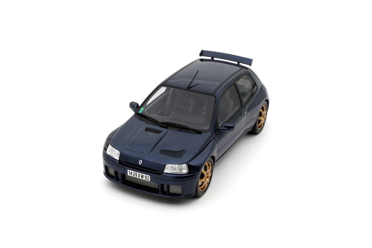 Otto 1:18 Scale Resin - 1995 Renault Clio Williams Maxi, Bleu Sport - OT1394