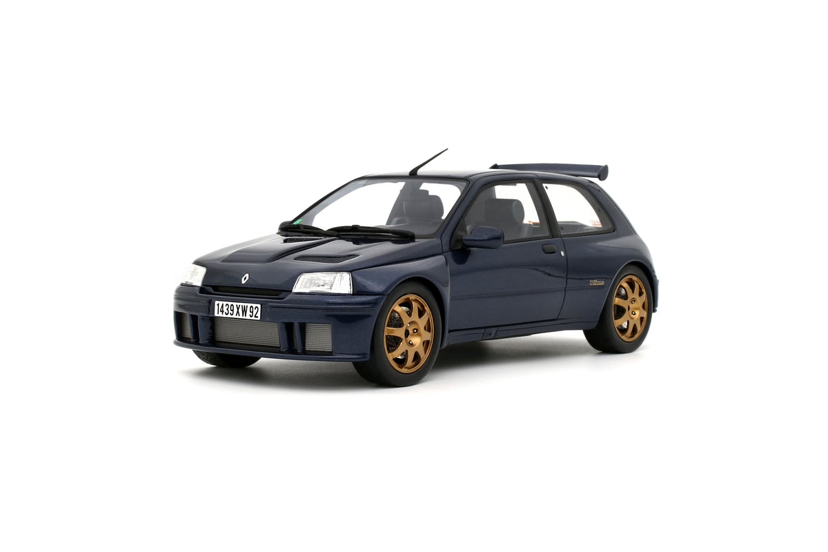 Otto 1:18 Scale Resin - 1995 Renault Clio Williams Maxi, Bleu Sport - OT1394