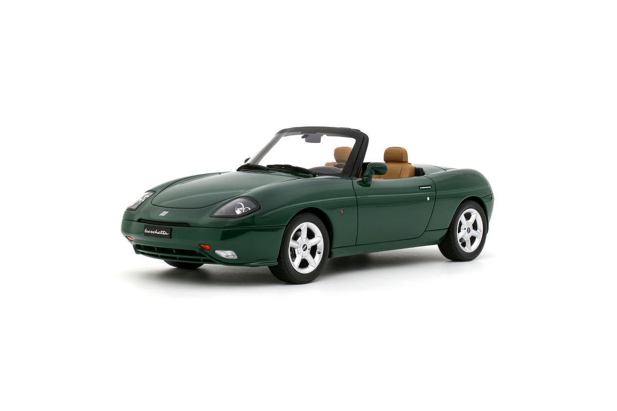 Otto 1:18 Scale Resin - 1998 Fiat Barchetta Limited Edition, Stelvio Green (Reseller Exclusive) - OT1406