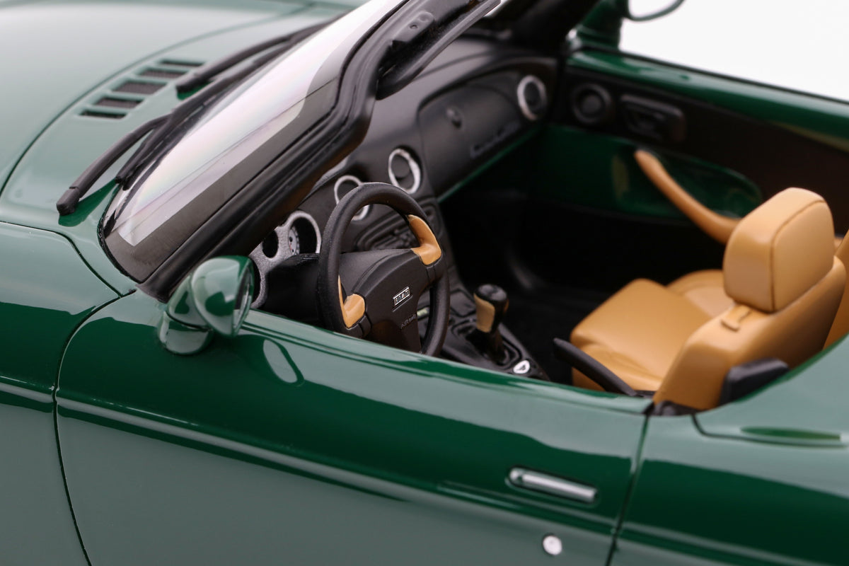 Otto 1:18 Scale Resin - 1998 Fiat Barchetta Limited Edition, Stelvio Green (Reseller Exclusive) - OT1406