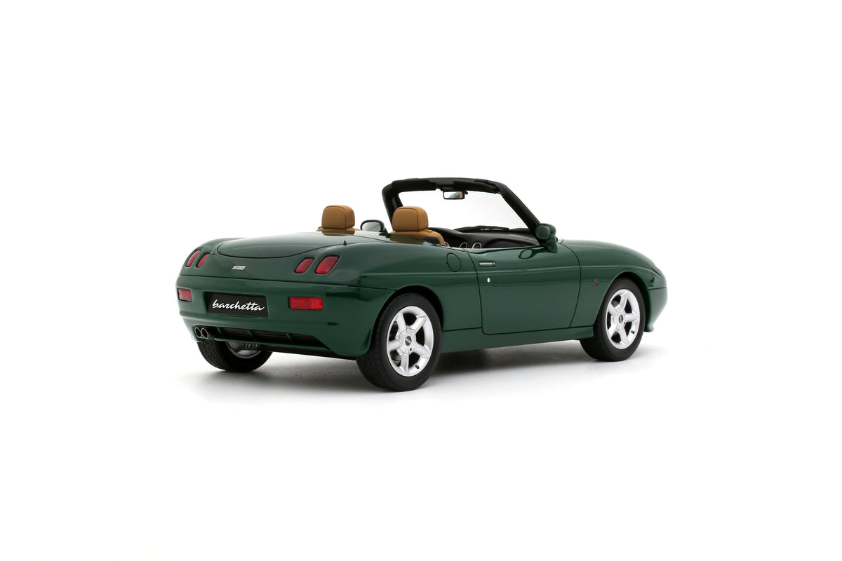 Otto 1:18 Scale Resin - 1998 Fiat Barchetta Limited Edition, Stelvio Green (Reseller Exclusive) - OT1406