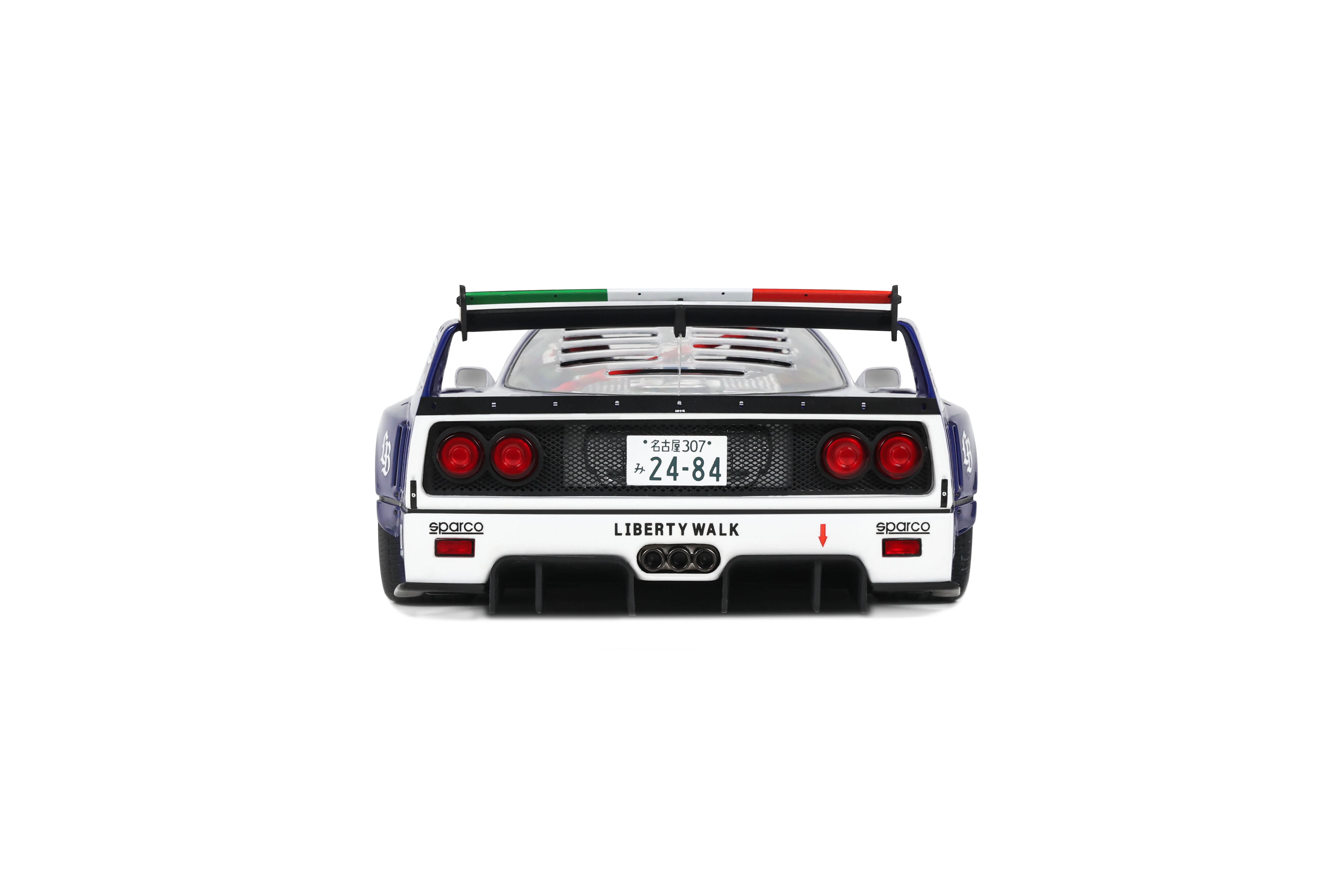 OTTO 1:18 Scale Resin Project Car – 2024 Ferrari LB-WORKS F40, METALLIC BLUE - OT1408