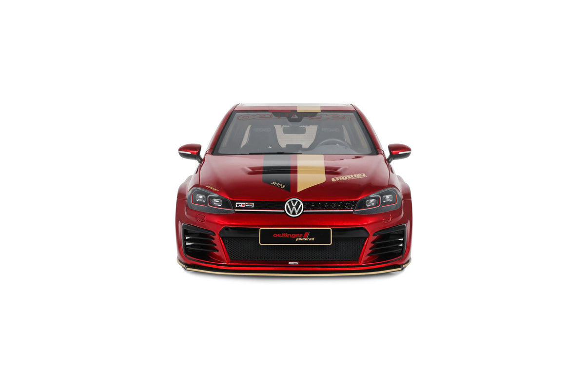 OTTO 1:18 Scale Resin - Project Car –  2015 VOLKSWAGEN GOLF 7 OETTINGER TCR GERMANY STREET, CANDY RED - OT1412