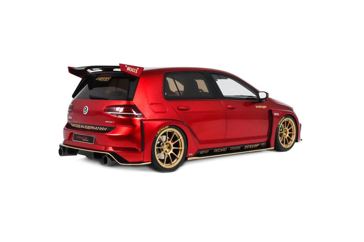 OTTO 1:18 Scale Resin - Project Car –  2015 VOLKSWAGEN GOLF 7 OETTINGER TCR GERMANY STREET, CANDY RED - OT1412