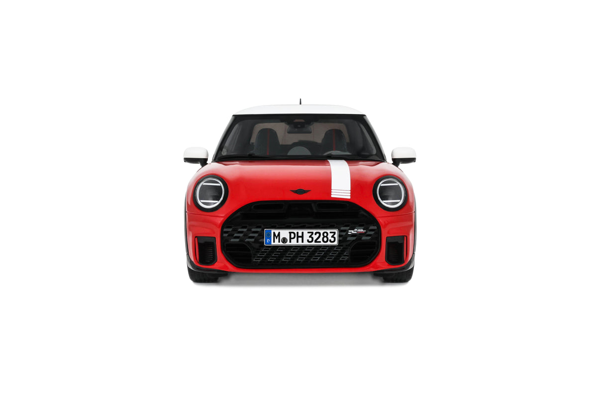 Otto 1:18 Scale Resin - 2026 MINI Cooper JCW 1965 Victory Edition, Chili Red (Reseller Exclusive) - OT1418