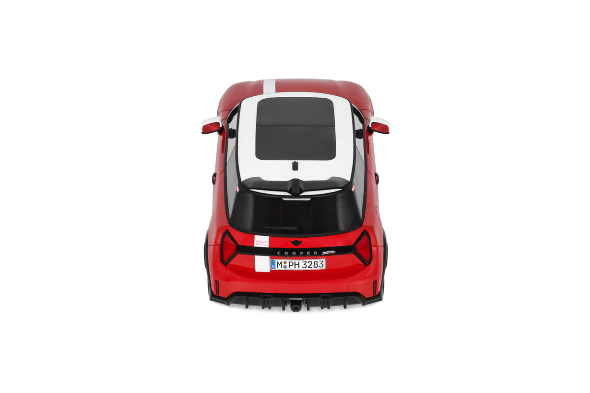 Otto 1:18 Scale Resin - 2026 MINI Cooper JCW 1965 Victory Edition, Chili Red (Reseller Exclusive) - OT1418