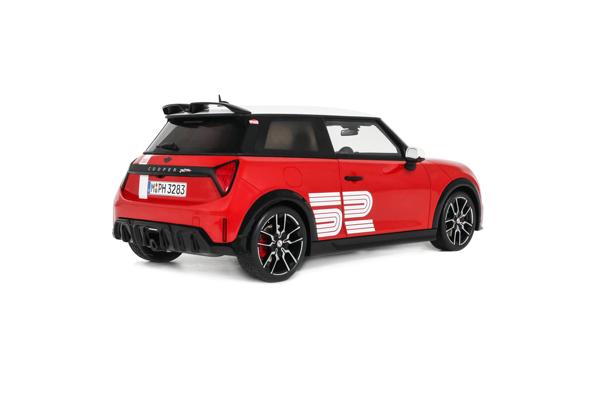 Otto 1:18 Scale Resin - 2026 MINI Cooper JCW 1965 Victory Edition, Chili Red (Reseller Exclusive) - OT1418