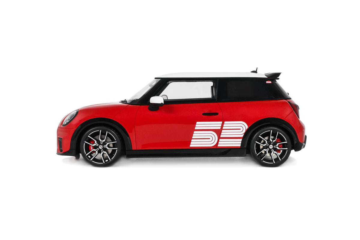 Otto 1:18 Scale Resin - 2026 MINI Cooper JCW 1965 Victory Edition, Chili Red (Reseller Exclusive) - OT1418