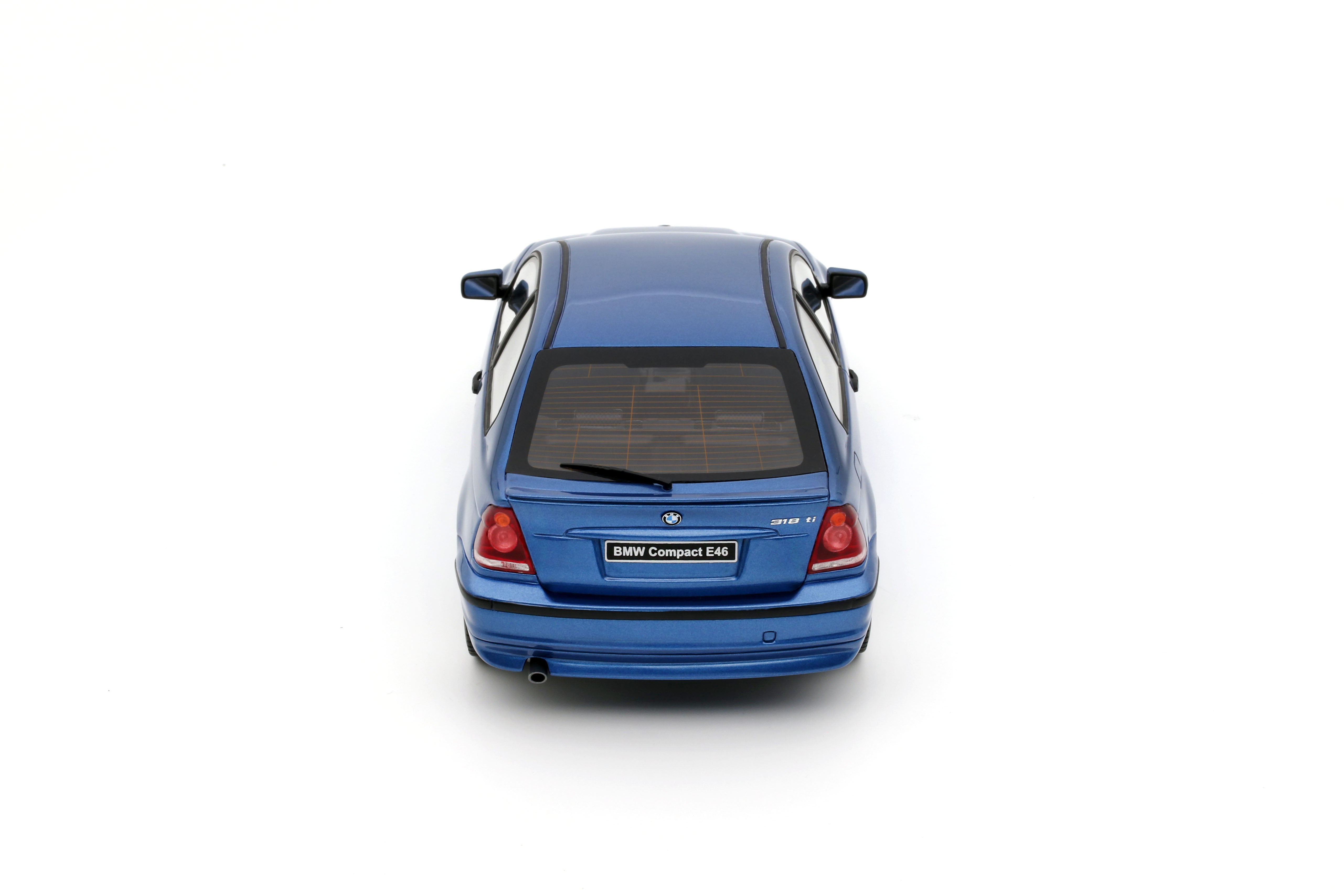 OTTO 1:18 Scale Resin - 2002 BMW 318Ti Compact - Estoril Blue - OT462