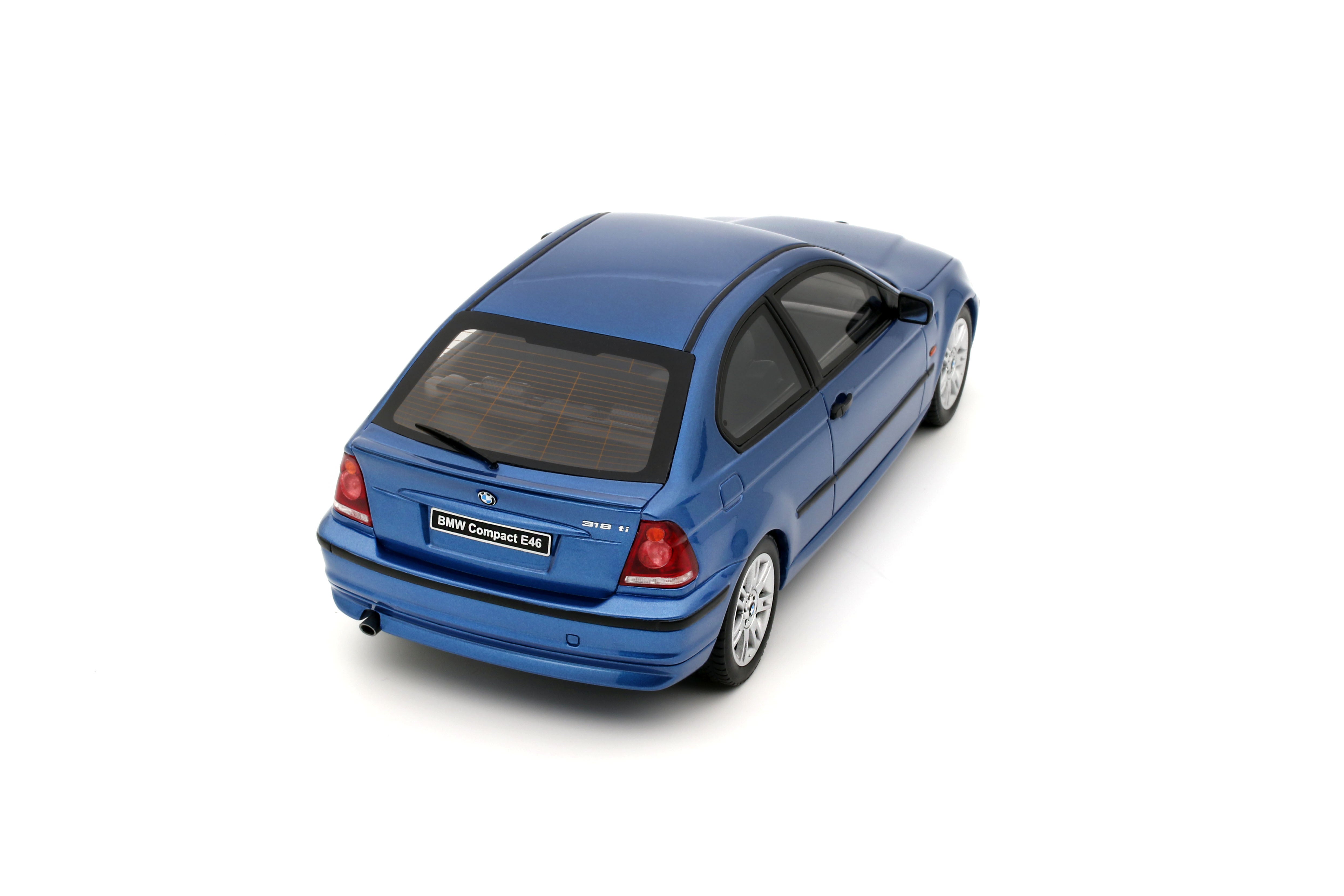 OTTO 1:18 Scale Resin - 2002 BMW 318Ti Compact - Estoril Blue - OT462