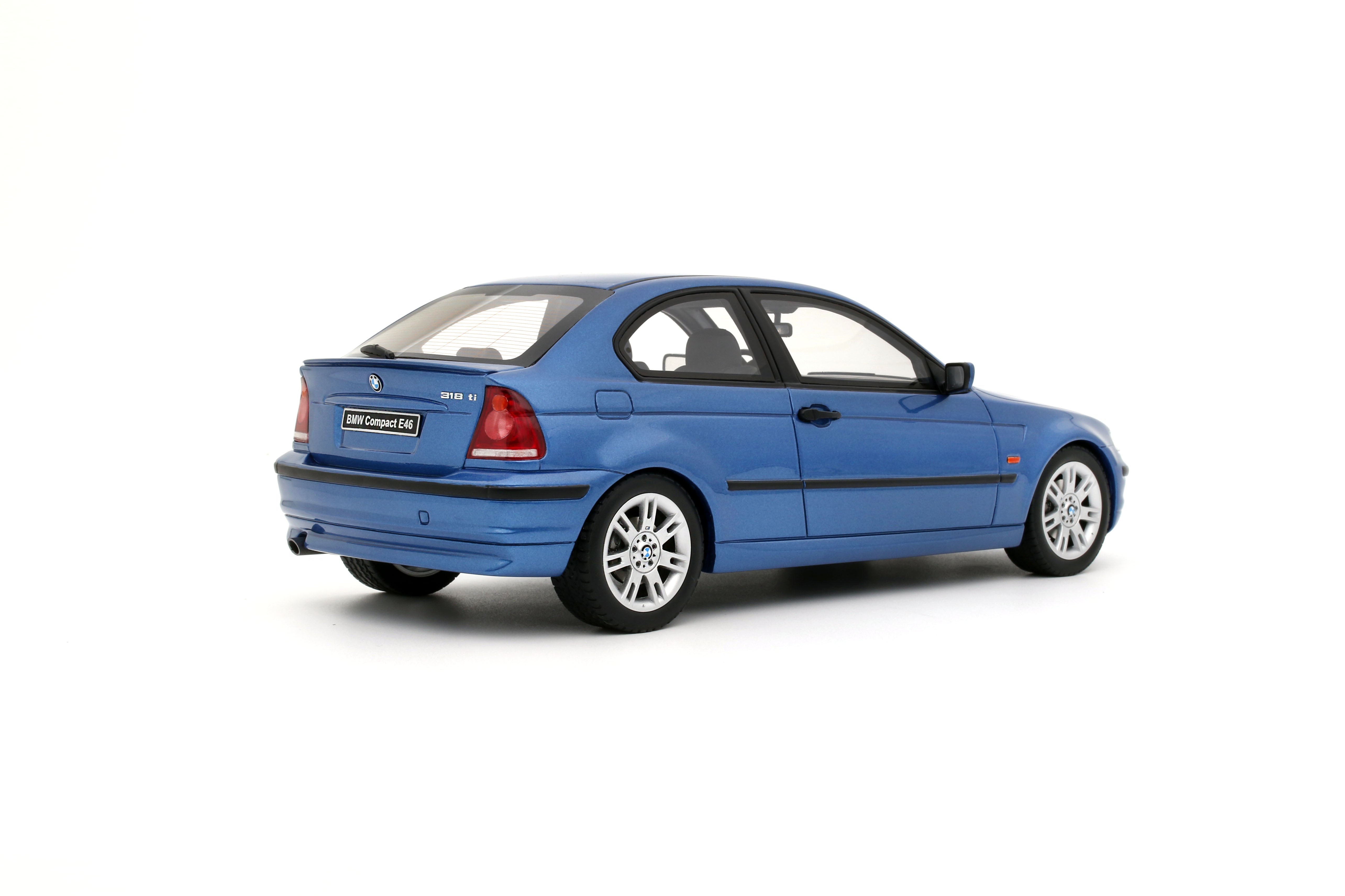 OTTO 1:18 Scale Resin - 2002 BMW 318Ti Compact - Estoril Blue - OT462