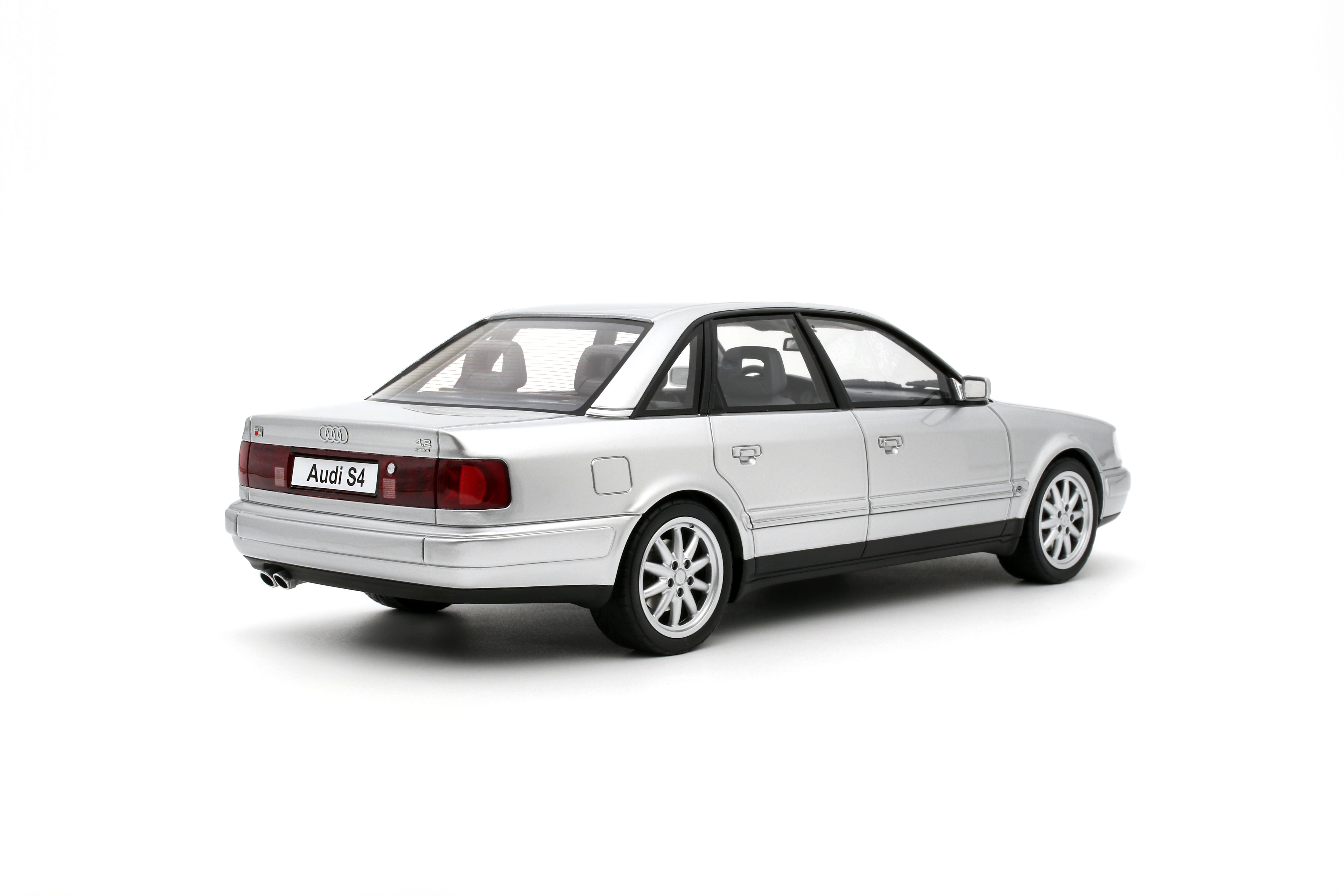 OTTO 1:18 Scale Resin - 1993 Audi S4 (C4) 4.2 V8 - Crystal Silver - OT464