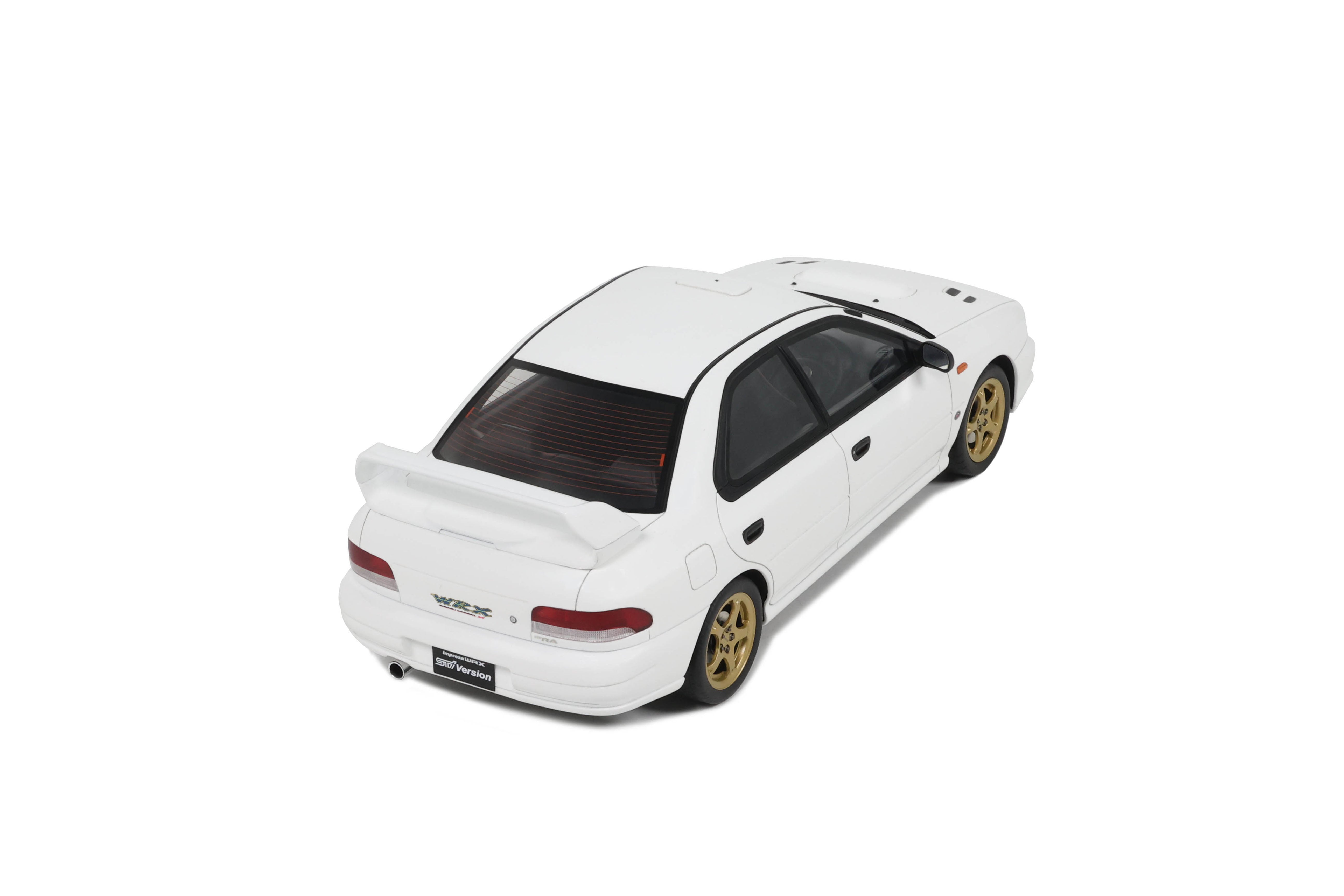 OTTO 1:18 Scale Resin - Subaru Impreza WRX Type RA STi - Pure White - OT490