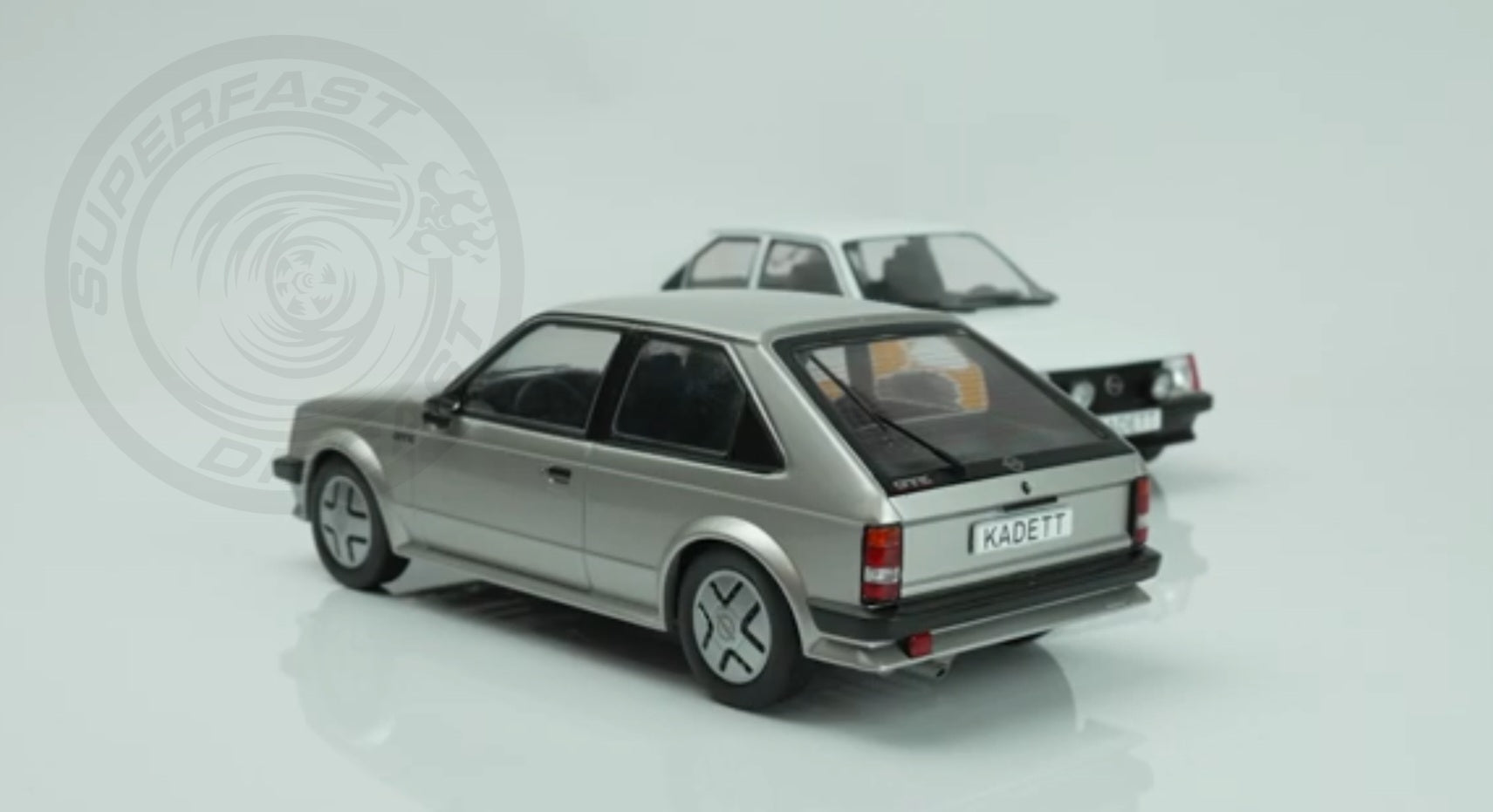 MCG 1:18 Scale Diecast Model Car - Opel Kadett D GTE (Vauxhall Astra mk1) Silver - MCG18533