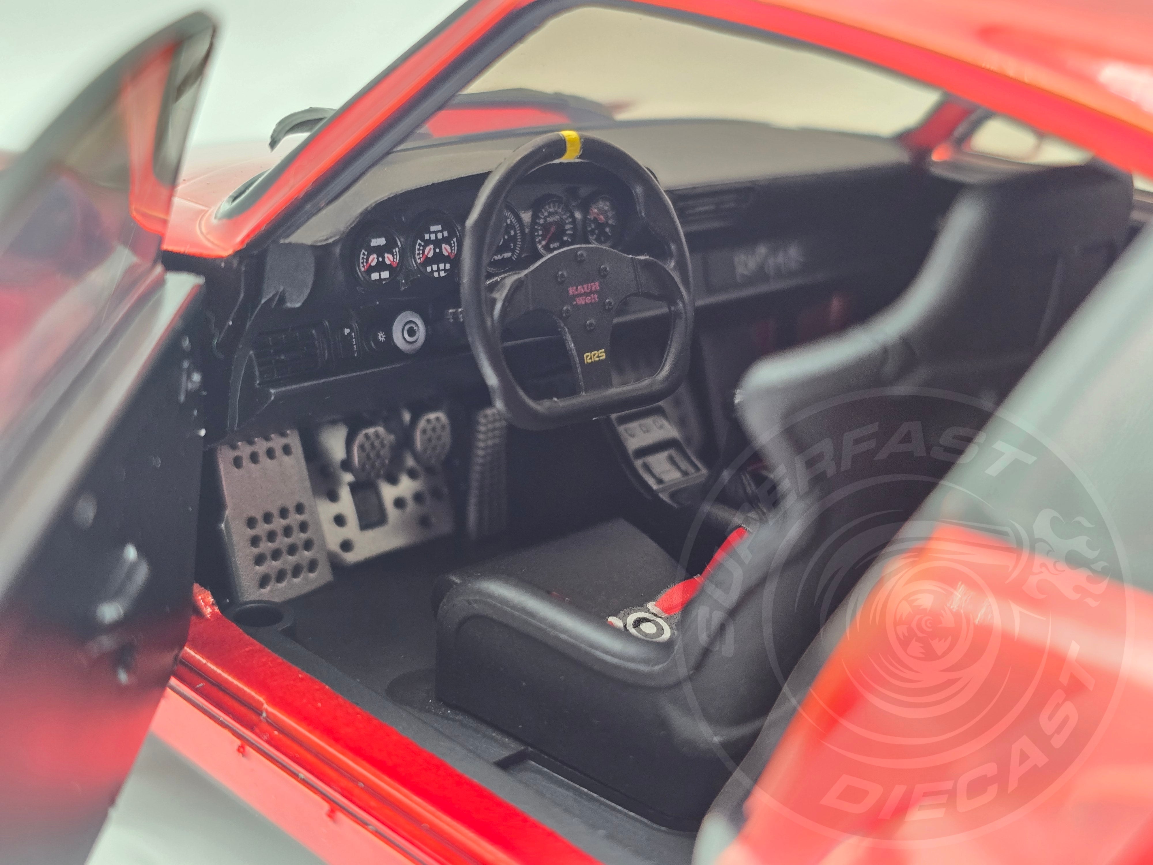 Jada 1:18 Scale Diecast - Pink Slips - Porsche RWB 964 - Candy Red - 35726