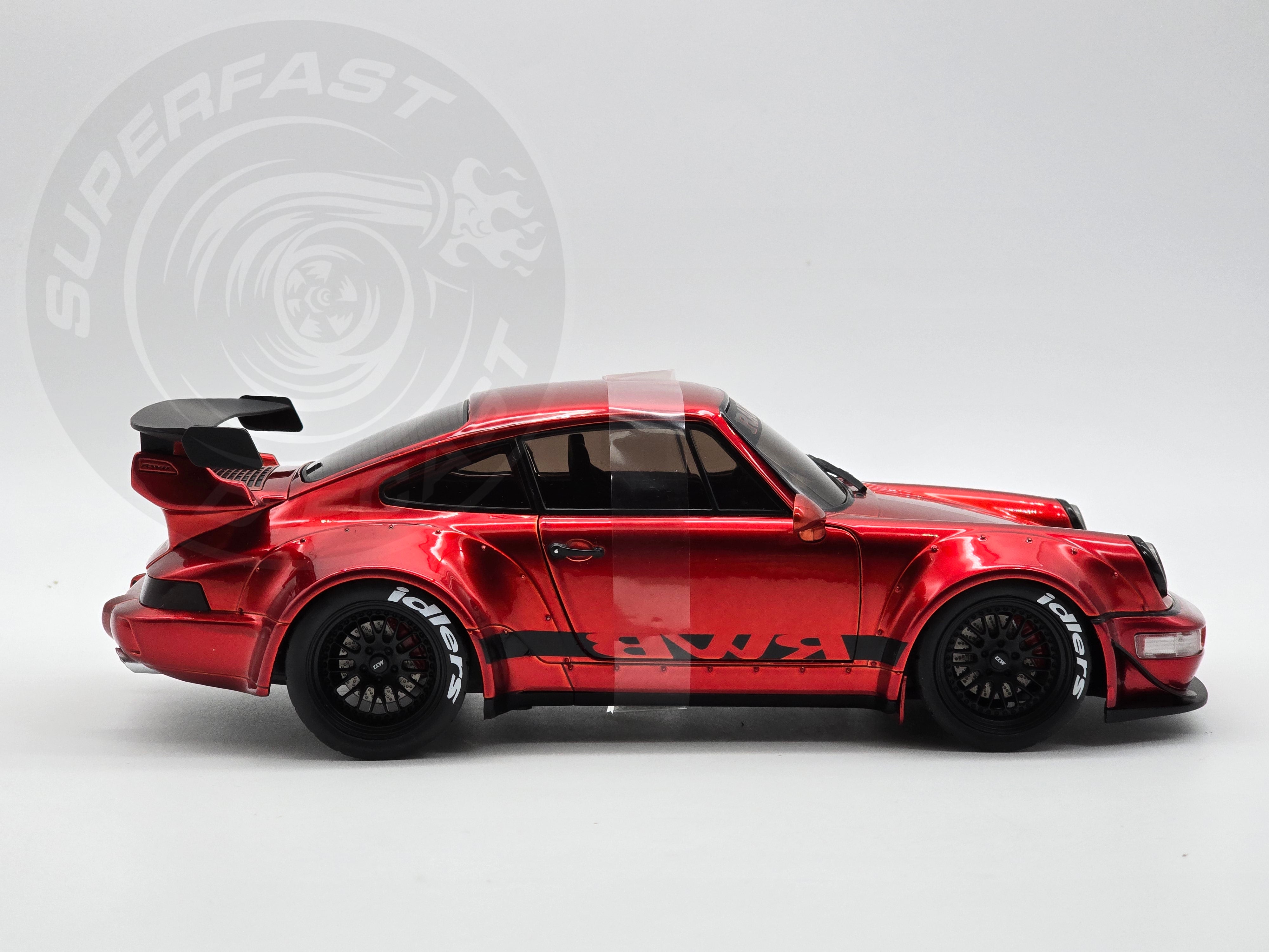 Jada 1:18 Scale Diecast - Pink Slips - Porsche RWB 964 - Candy Red - 35726