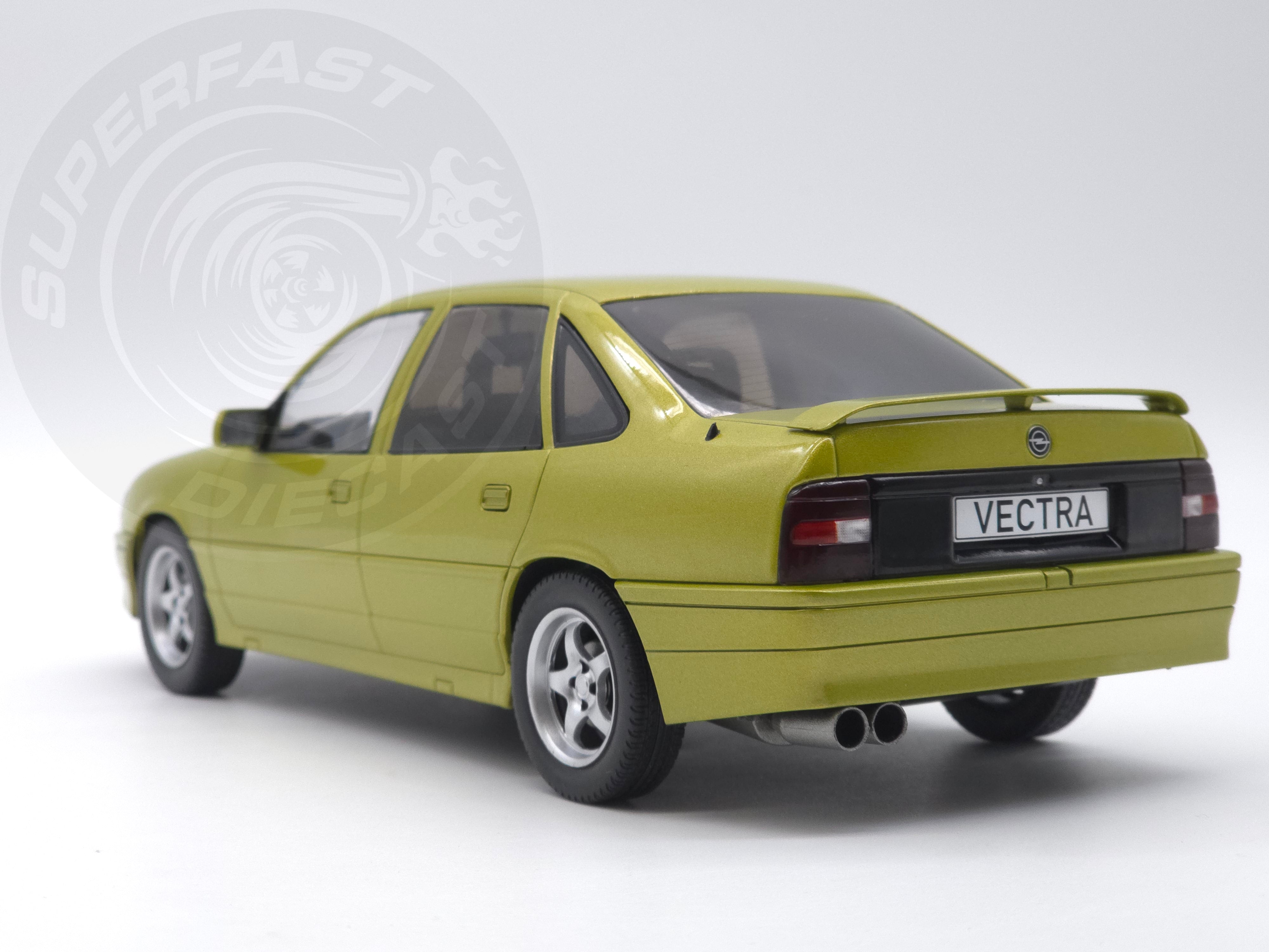 MCG 1:18 Scale Diecast - Opel Vectra A 2000 16v, LHD, Brocade Yellow - MCG18463