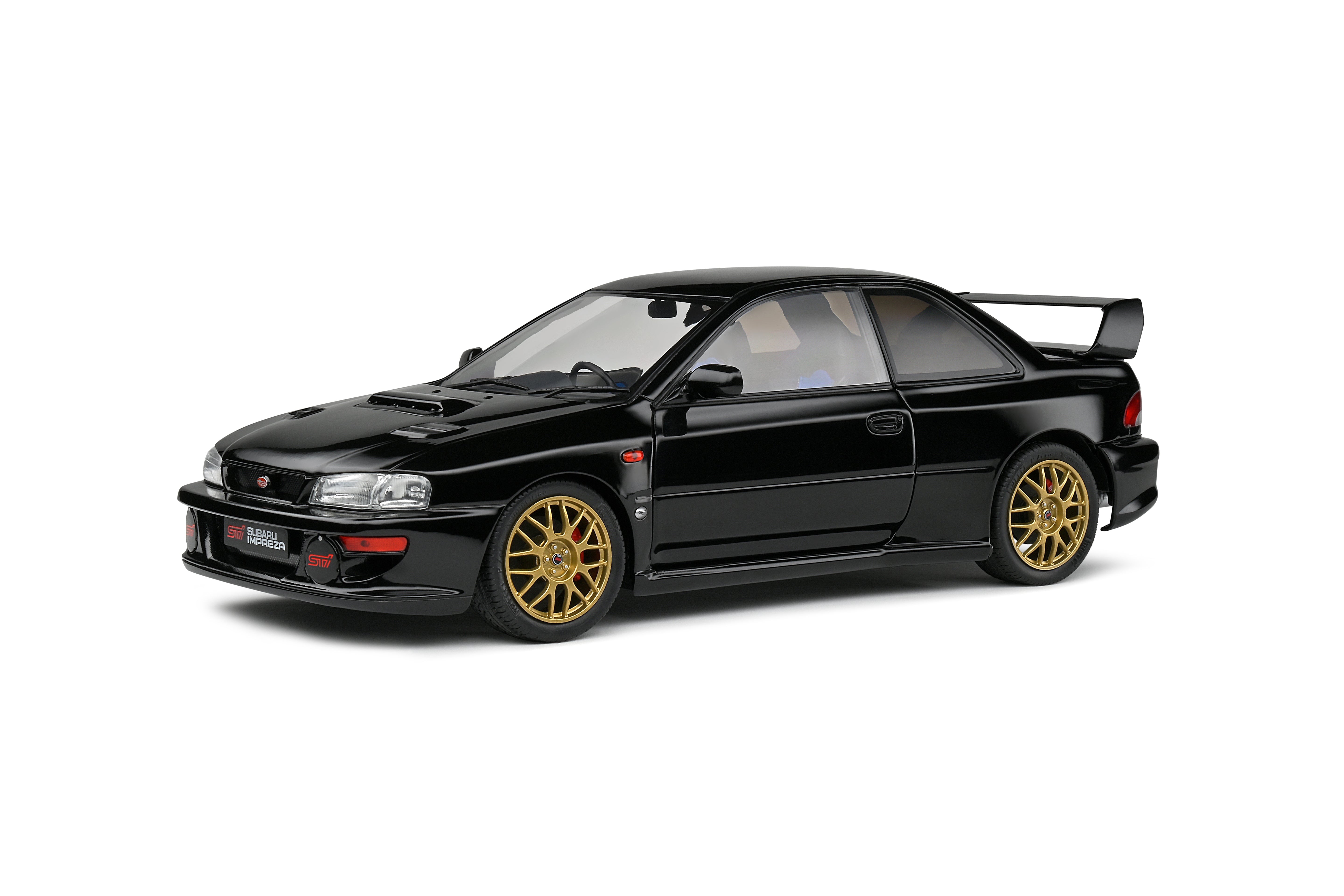 Solido 1:18 Diecast - 1998 Subaru Impreza 22B, Black - S1807406