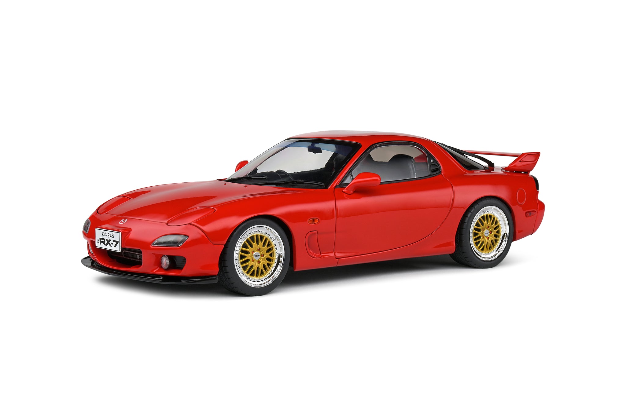 Scale Model Rx7 SOLIDO 1:18 Scale Diecast Model Car - 1994 Mazda RX7 FD RS, Red - S181