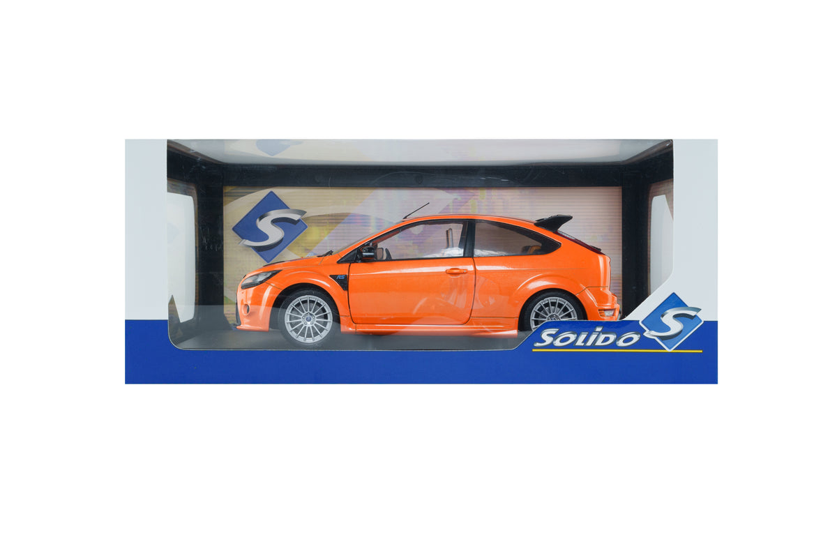 SOLIDO 1:18 Scale - 2009 Ford Focus RS Mk2 - Electric Orange - S1813103