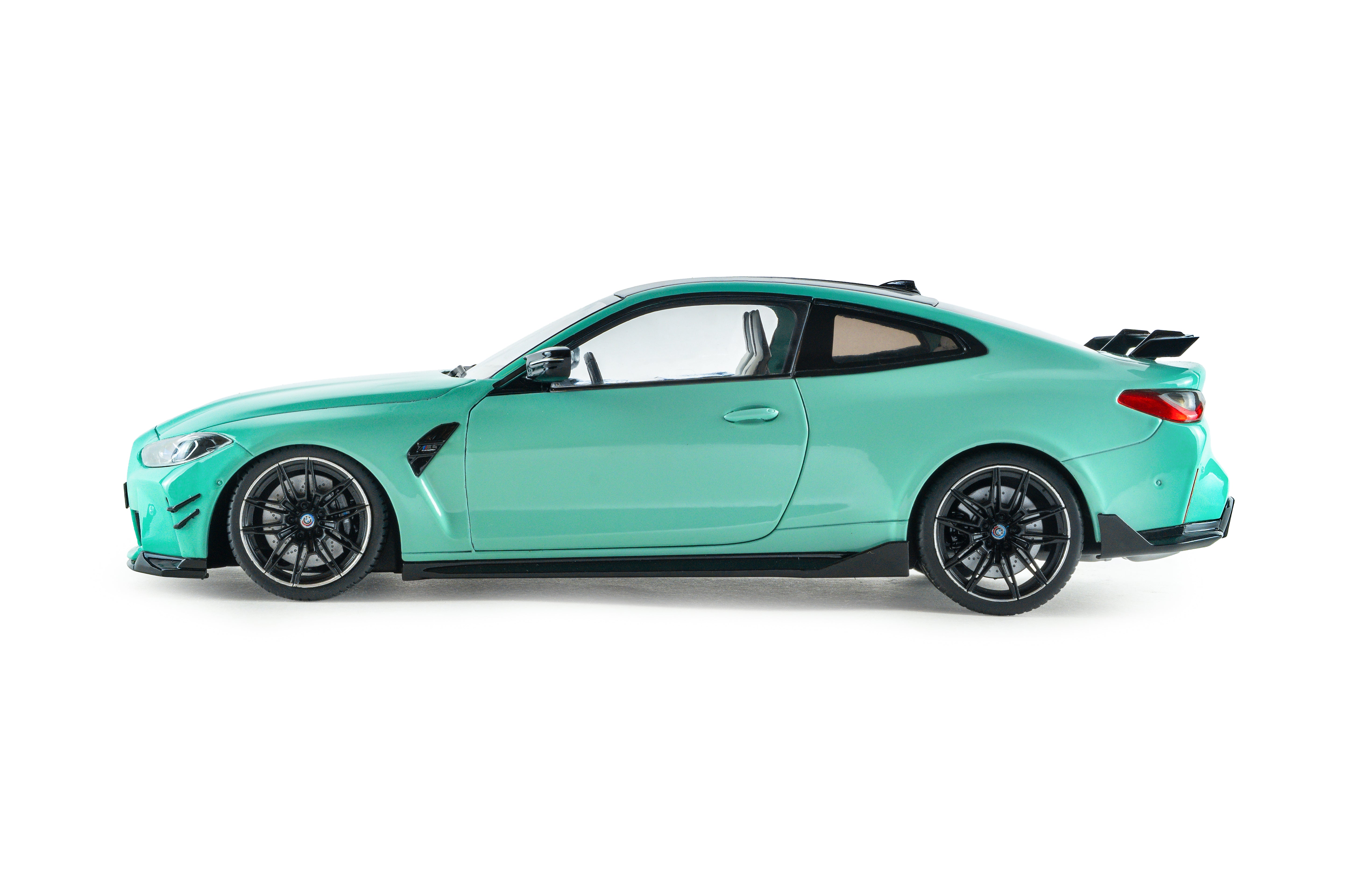 SOLIDO 1:18 Scale - 2024 BMW M4 Competition w/Performance Parts, Mint Green - S1814501