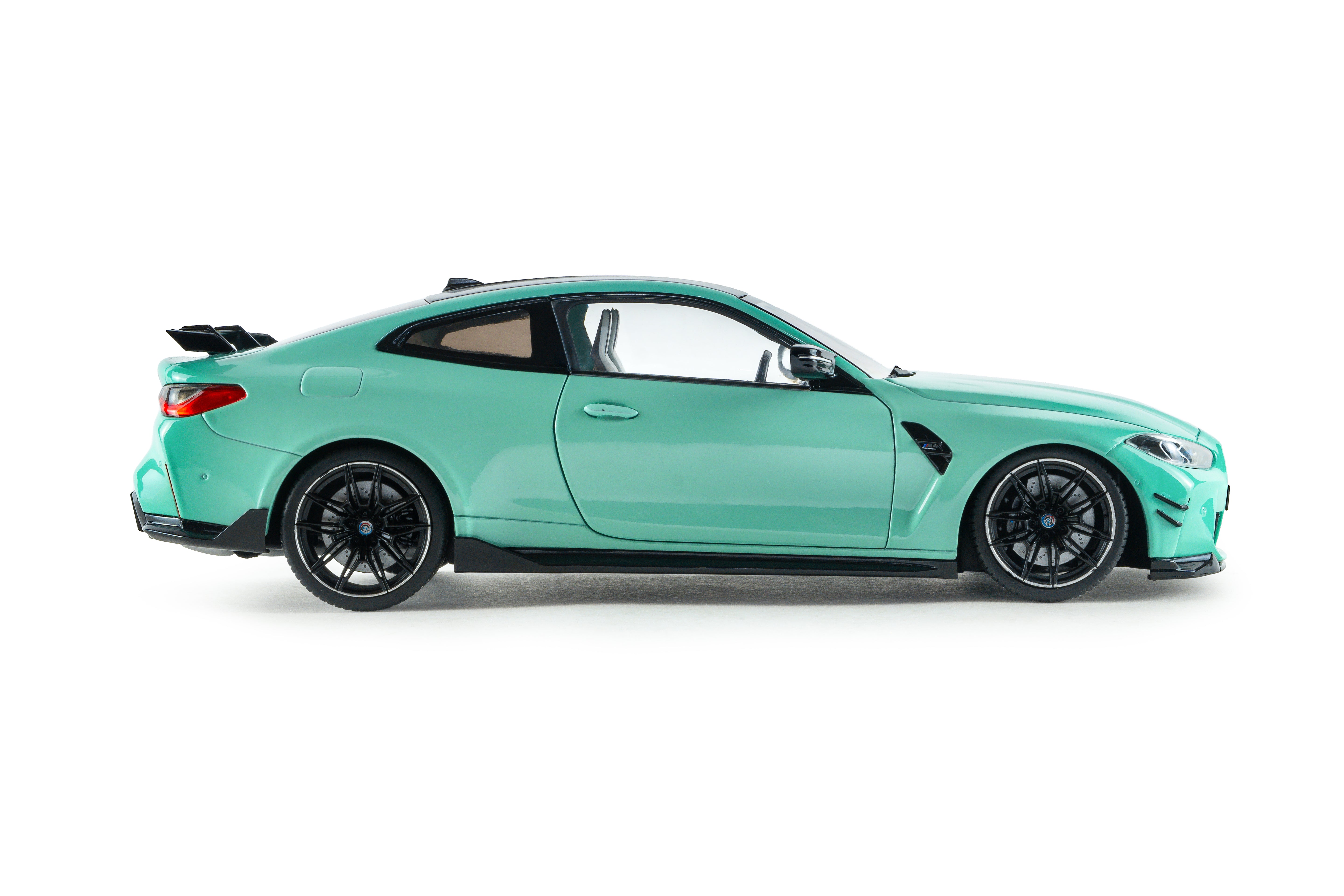 SOLIDO 1:18 Scale - 2024 BMW M4 Competition w/Performance Parts, Mint Green - S1814501