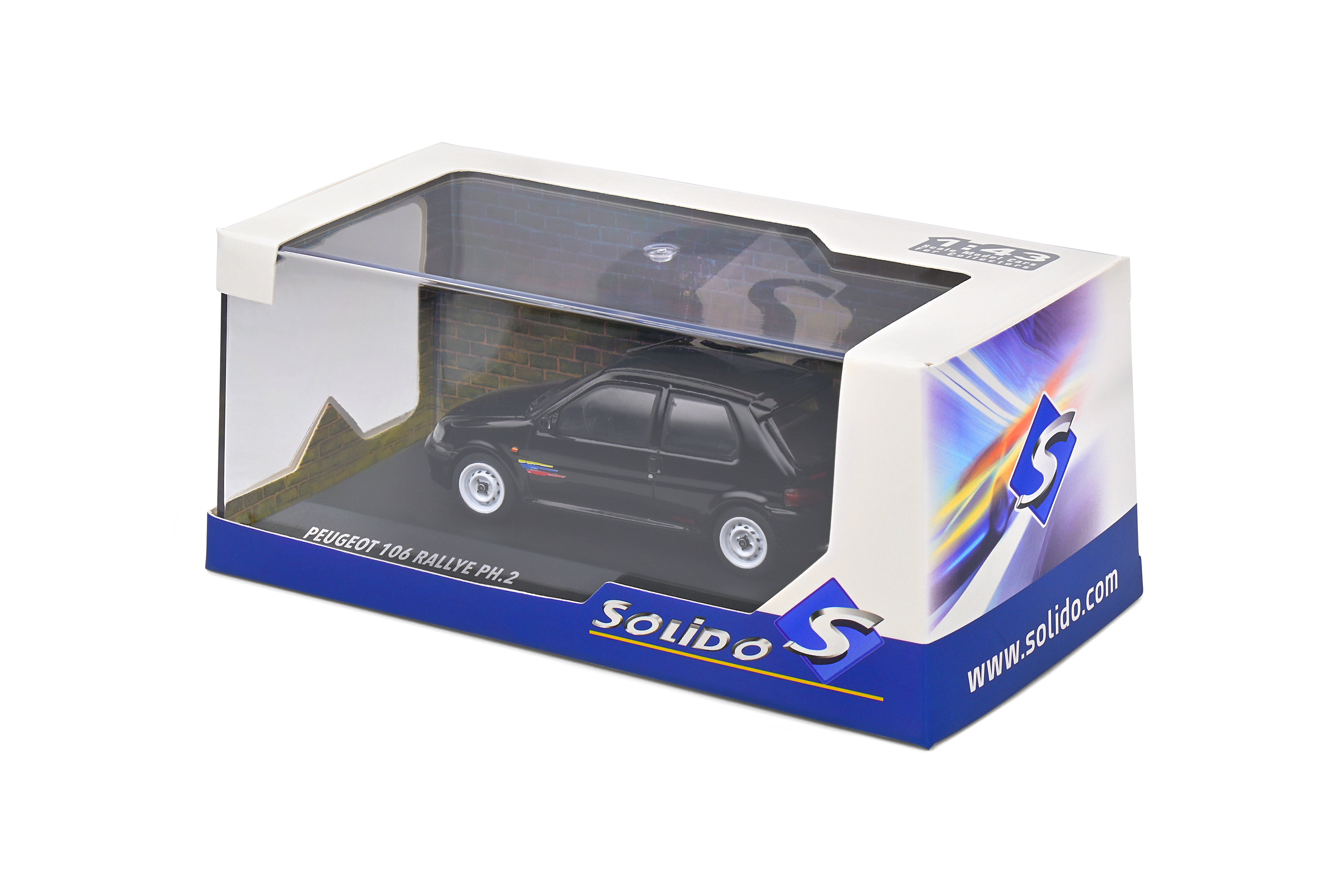 Solido 1 43 Scale 2001 Peugeot 106 Rallye Black 4312103