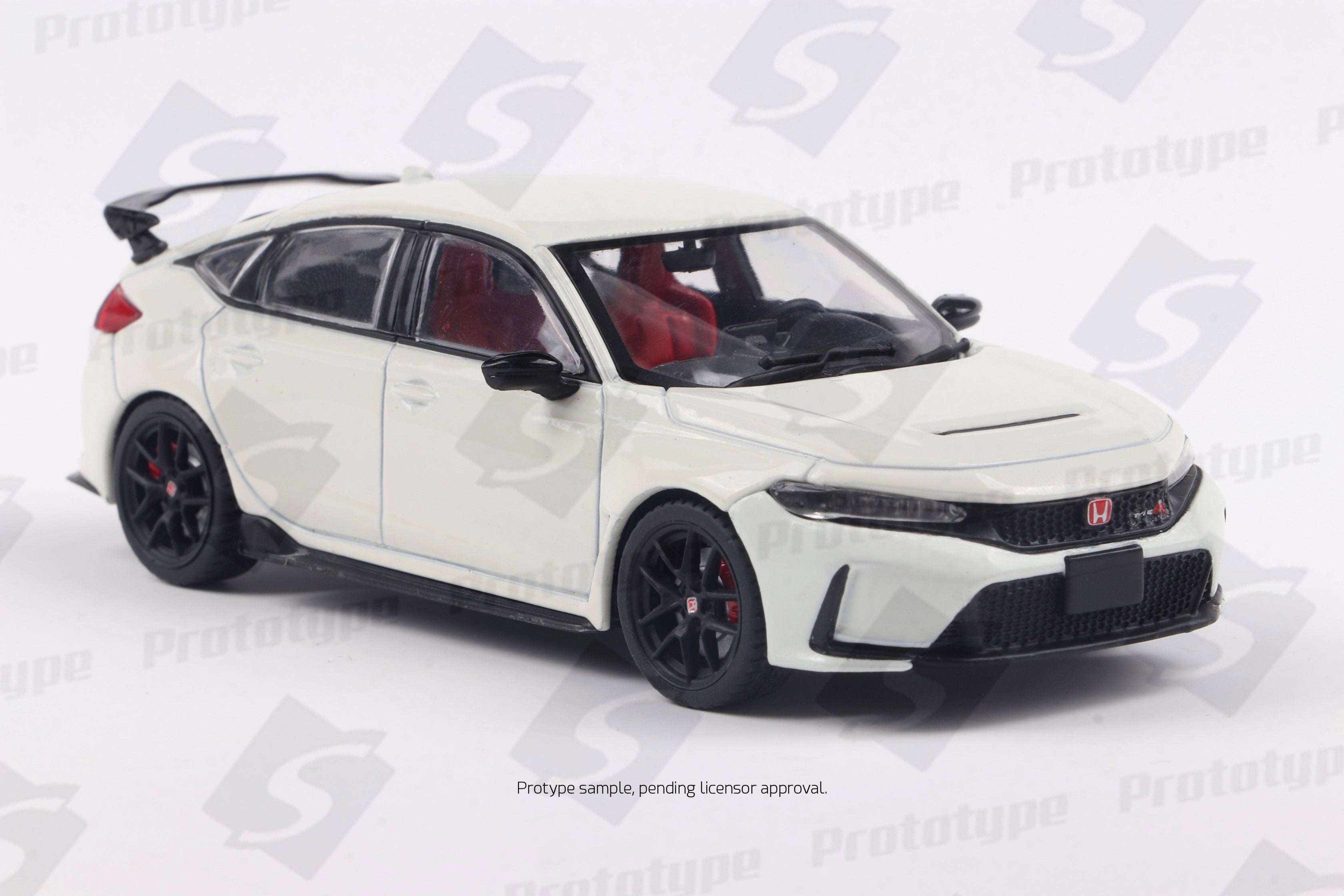 SOLIDO 1:43 Diecast, 2022 Honda Civic Type R, Championship White - S4314302