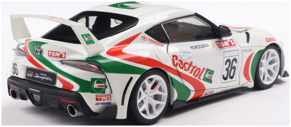 SOLIDO 1:18 Scale - 2024 Toyota GR Supra Toyota Racing Tribute, White - S1809007