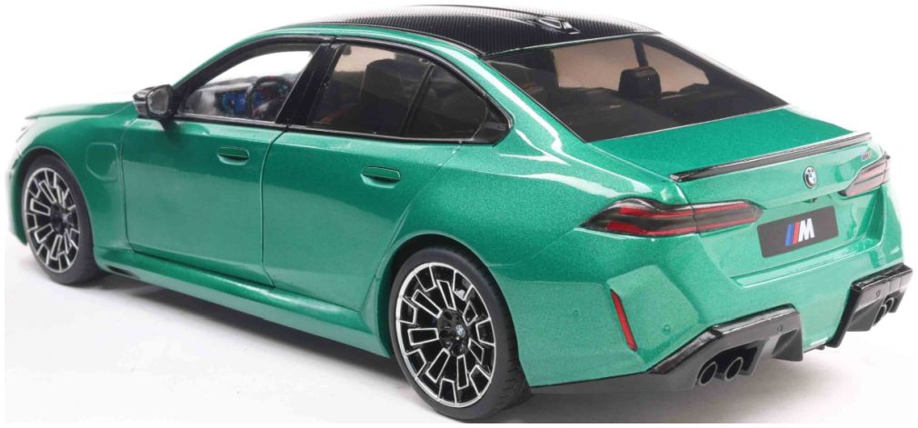 SOLIDO 1:18 Scale - 2025 BMW M5 M, Isle of Man Green Metallic - S1814701
