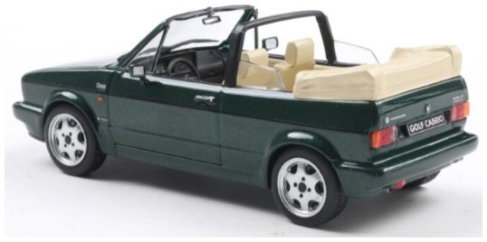 SOLIDO 1:43 Scale - 1992 VW Golf Cabrio Classic Line, Classic Green - S4315803