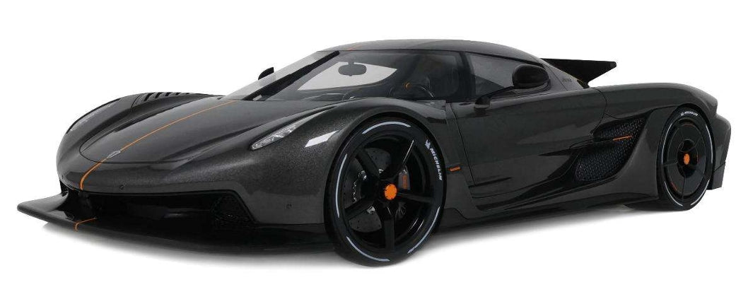 GT Spirit 1:12 Scale Resin,  2024 Koenigsegg Jesko Absolut 0-400-0 KM/H Record, Grey - GT575