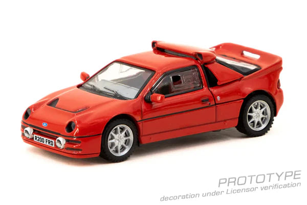 TARMAC WORKS 1:64 - FORD RS200 - RED