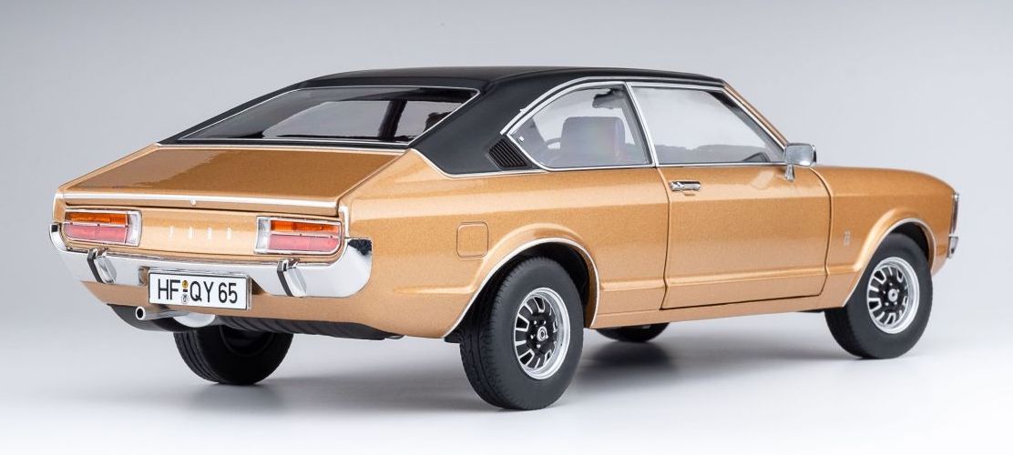 Touring Modelcars 1:18 Scale Diecast - 1975 Ford Granada Coupe Series 2, Gold - 1808001