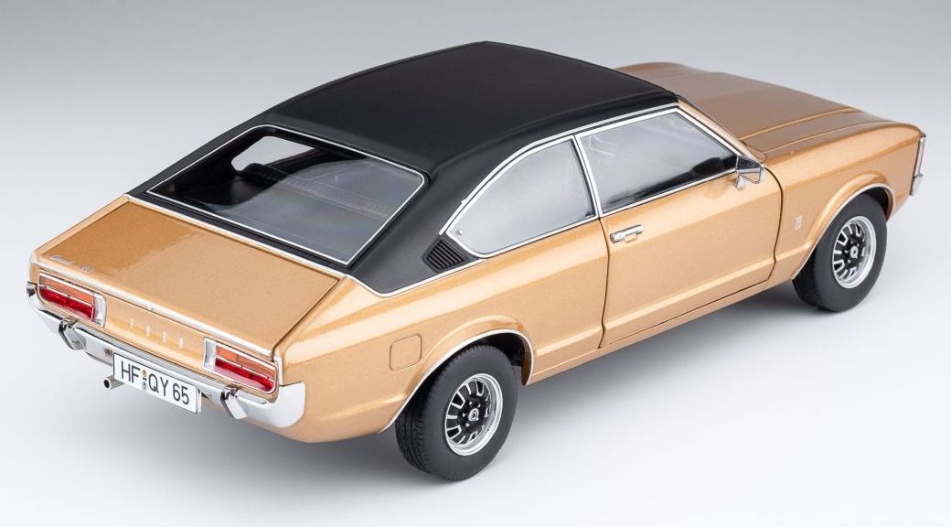 Touring Modelcars 1:18 Scale Diecast - 1975 Ford Granada Coupe Series 2, Gold - 1808001