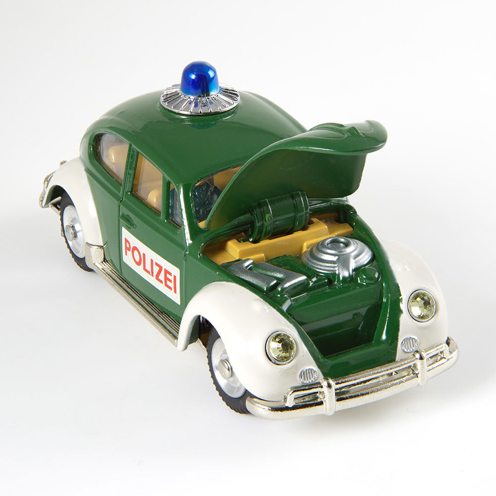 Corgi Model Club 1:44 - Volkswagen Beetle European Police Car, Geen/White - 492