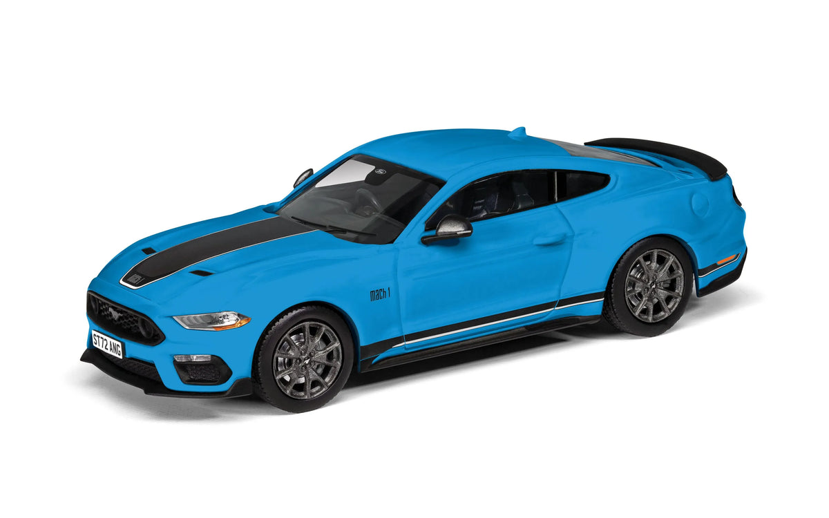 CORGI VANGUARDS 1:43 - 2022 Ford Mustang Mach 1 - Grabber Blue - VA15506