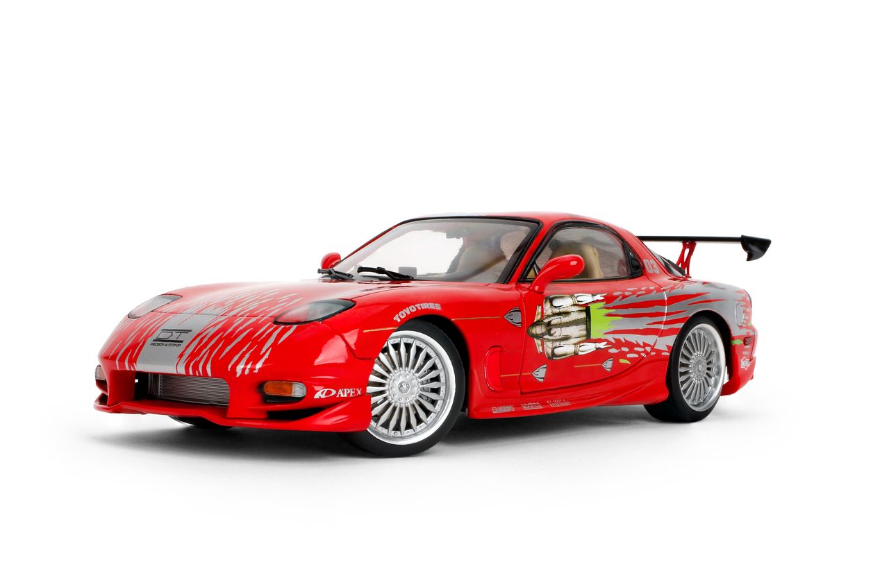 Jada Diecast - 1:18 Dom's Mazda RX7 FD3RS "Fast and Furious" Red - 38137