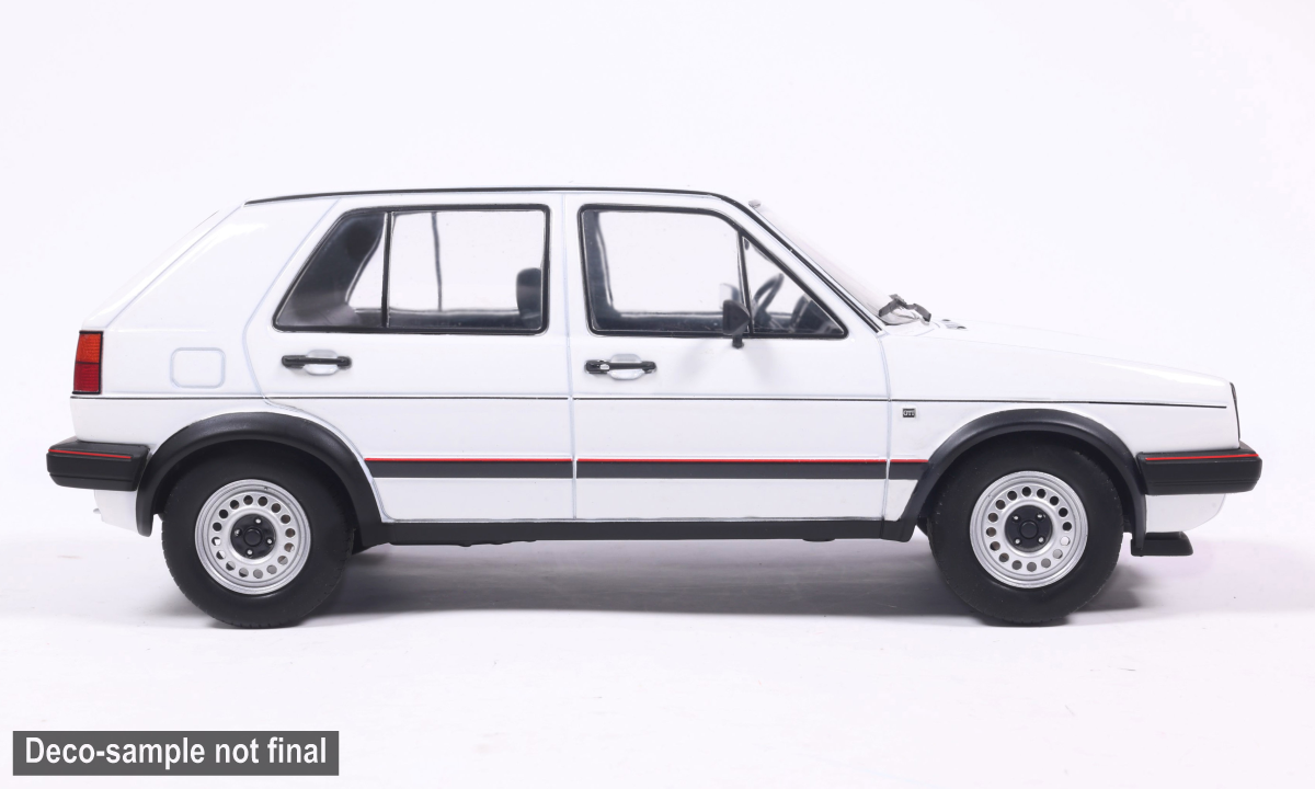 MCG 1:18 Scale Diecast - 1983 VW Golf II GTI, White - MCG18678