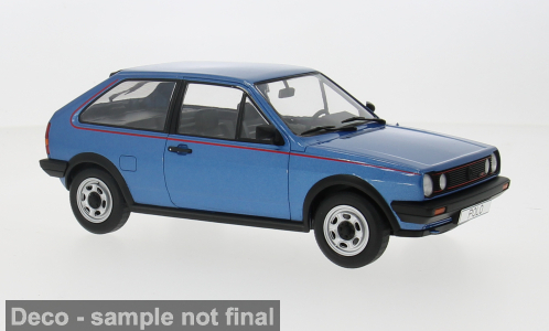 MCG 1:18 Scale Diecast Model Car - 1985 VW Polo II Coupe GT, Blue - MCG18522