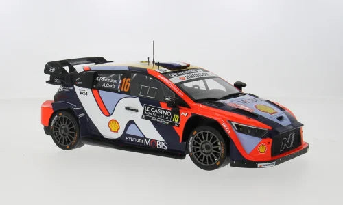 IXO 1:18 Diecast Model Car - Hyundai i20 N Rally1, WRC, Rally Monte Carlo, 2025, #16, A.Fourmaux/A.Coria - IXO18RMC230A.22