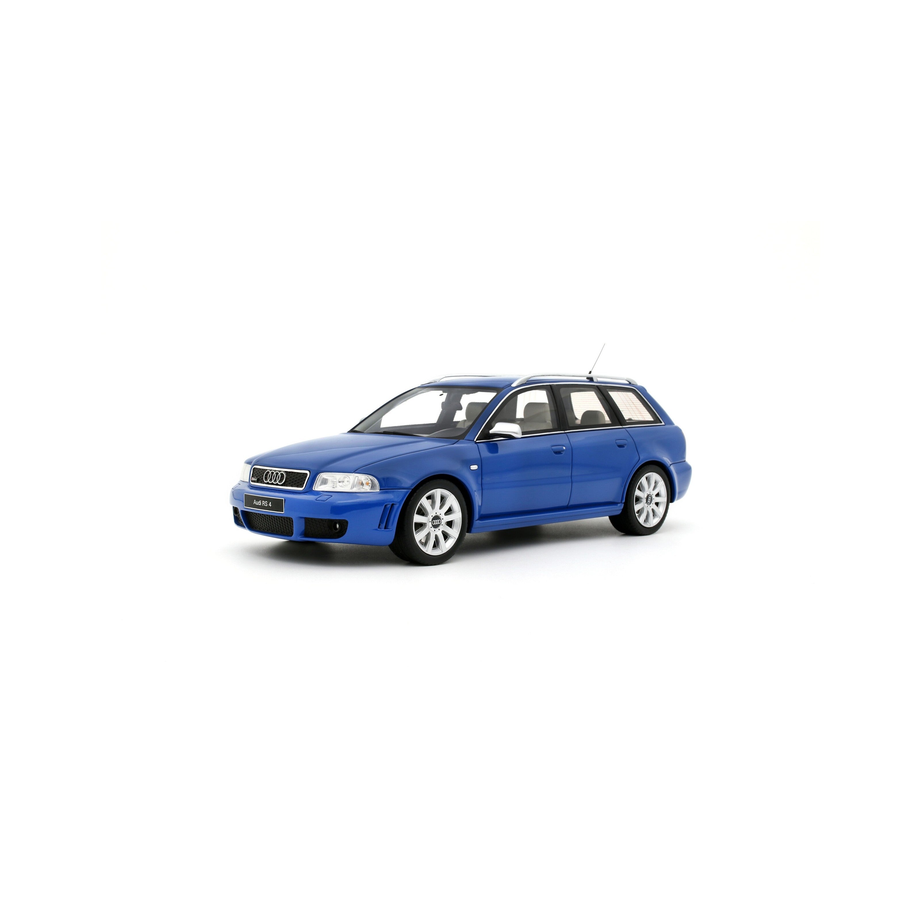 OTTO 1:18 Scale Resin Car - 2000 Audi RS 4 (B5), Nogaro Blue - OT1272