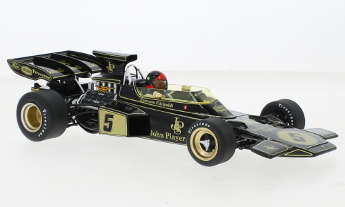 MCG 1:18 Scale Diecast Model Car - Lotus 72D, Formula 1, GP Spain, 1972, John Player Team Lotus, John Player Special, #5 - MCG18610F