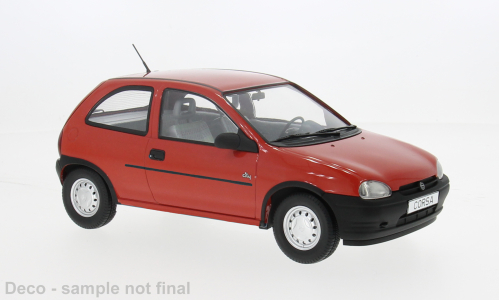 MCG 1:18 Scale Diecast - 1993 Opel Corsa B, Red - MCG18513